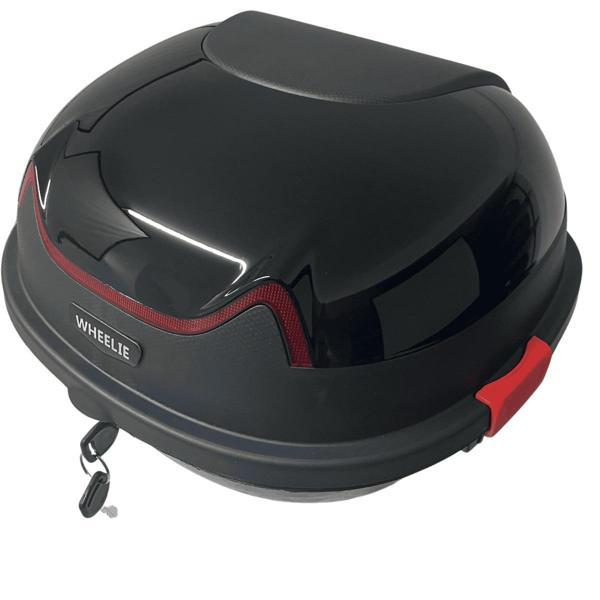 WHEELIE MOTOR ÇANTASI TOPCASE 28 LT XT11-B PARLAK SİYAH - Image 1