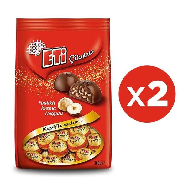 Eti Çikolata Fındık Krema Dolgulu 300 gr x 2 li - Image 1