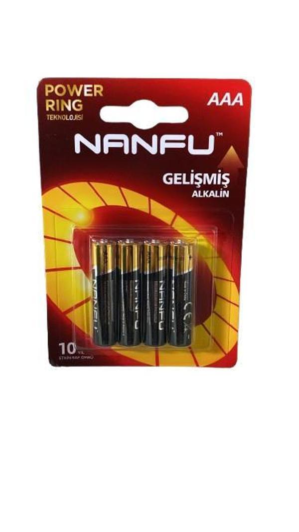 Nanfu İnce Pil AAA Lr03 1.5V Alkalin 4'lü Paket - Image 1