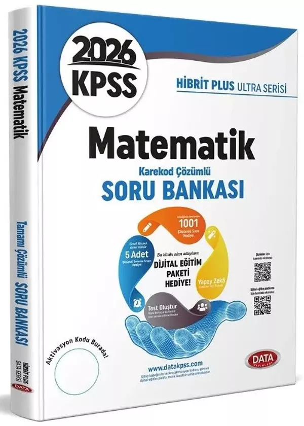 Data 2026 KPSS Matematik Ultra Soru Bankası Çözümlü Data Yayınları - Data Yayınları - Image 1