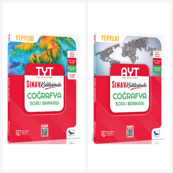 Sınav TYT AYT Coğrafya Sınav Kalitesinde Soru Bankası Seti 2 Kitap Sınav Yayınları - Sınav Yayınları - Image 1