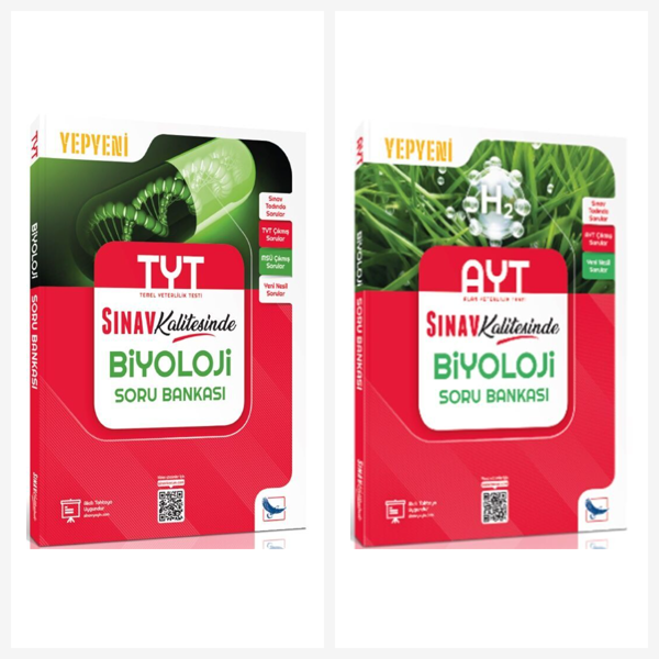 Sınav TYT AYT Biyoloji Sınav Kalitesinde Soru Bankası Seti 2 Kitap Sınav Yayınları - Sınav Yayınları - Image 1