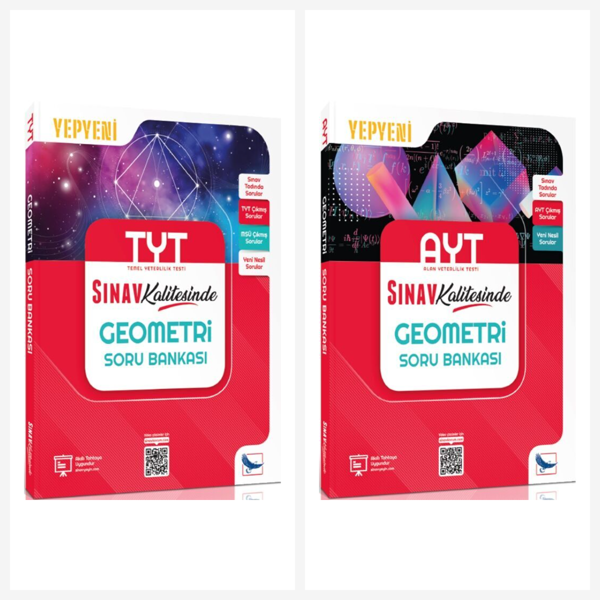 Sınav TYT AYT Geometri Sınav Kalitesinde Soru Bankası Seti 2 Kitap Sınav Yayınları - Sınav Yayınları - Image 1