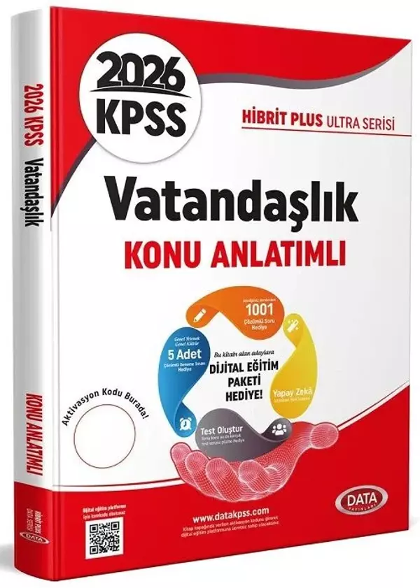 Data 2026 KPSS Vatandaşlık Ultra Konu Anlatımlı Data Yayınları - Data Yayınları - Image 1