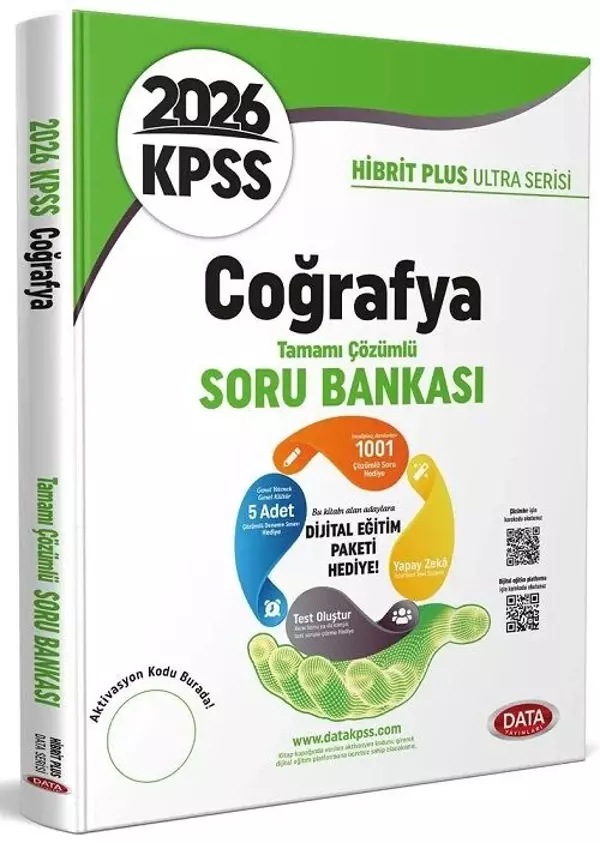 Data 2026 KPSS Coğrafya Ultra Soru Bankası Çözümlü Data Yayınları - Data Yayınları - Image 1