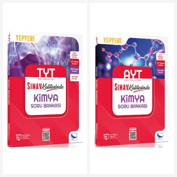 Sınav TYT AYT Kimya Sınav Kalitesinde Soru Bankası Seti 2 Kitap Sınav Yayınları - Sınav Yayınları - Image 1