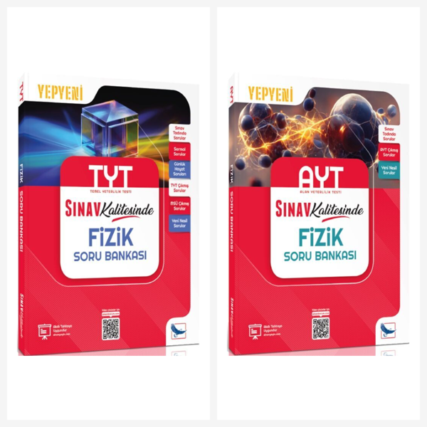Sınav TYT AYT Fizik Sınav Kalitesinde Soru Bankası Seti 2 Kitap Sınav Yayınları - Sınav Yayınları - Image 1