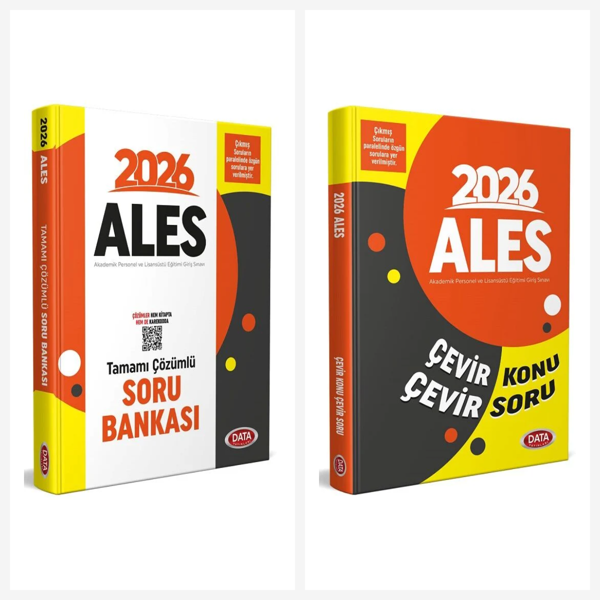 Data 2026 ALES Soru Bankası + Çevir Konu Çevir Soru Seti 2 Kitap Data Yayınları - Data Yayınları - Image 1