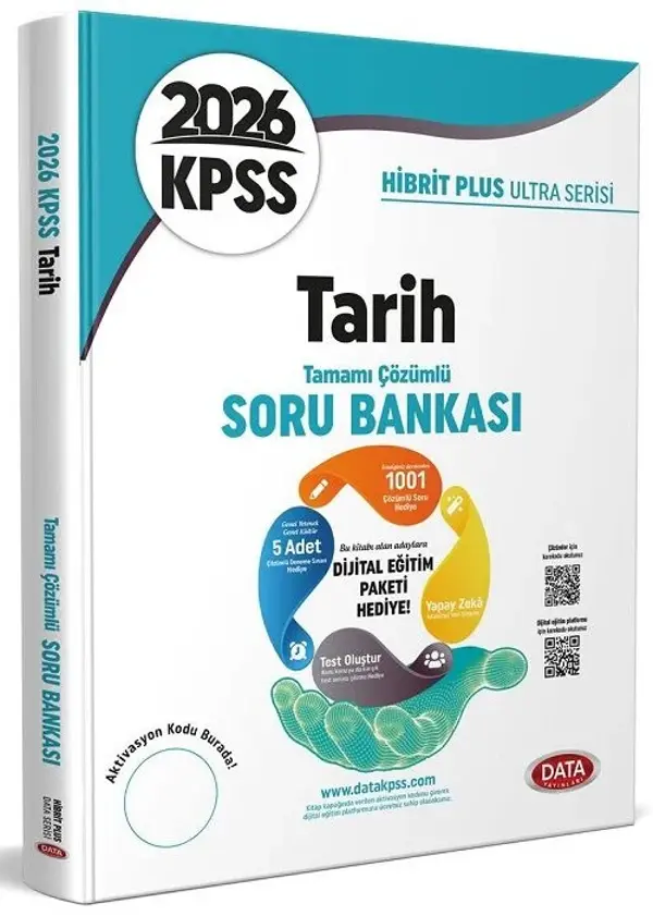 Data 2026 KPSS Tarih Ultra Soru Bankası Çözümlü Data Yayınları - Data Yayınları - Image 1