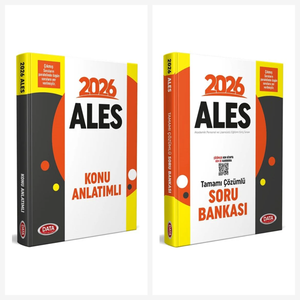 Data 2026 ALES Konu Anlatımlı Soru Bankası Seti 2 Kitap Data Yayınları - Data Yayınları - Image 1
