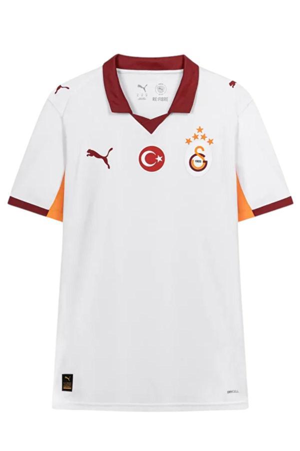 Galatasaray Orijinal Lisanslı 2025/26 Yeni Sezon Reklamsız Beyaz Forma - Image 1