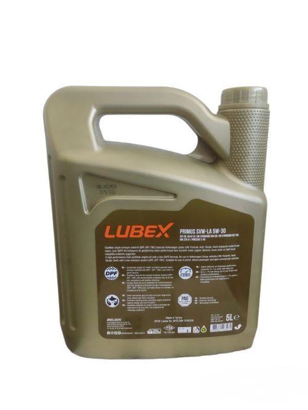 LUBEX PRIMUS SVW-LA 5W-30 5 LT 2022 - Image 1