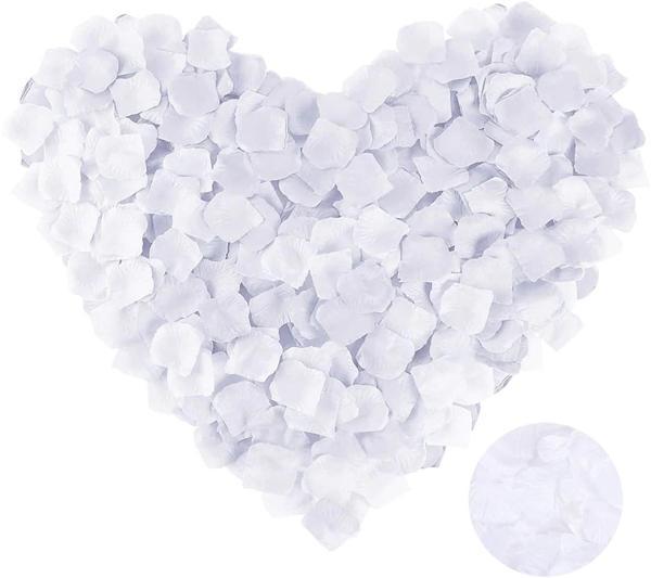 MDB Beyaz Renk Gül Yaprağı - 10 Paket 1000 Adet - Image 1