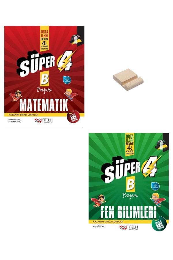 4. Sınıf Süper Matematik ve Fen Bilimleri Yeni Nesil Soru Bankası - Nitelik Yayınları - Image 1
