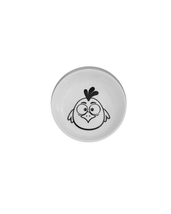 Raccoon Eco013 Cockerel Seramik Mama Ve Su Kabı 250ml - Image 1