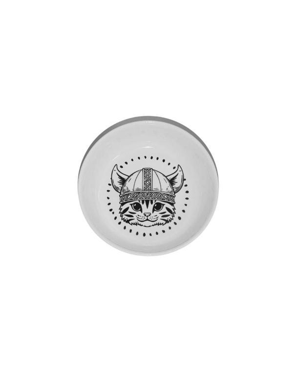 Raccoon Eco014 Viking Cat Seramik Mama Ve Su Kabı 250ml - Image 1