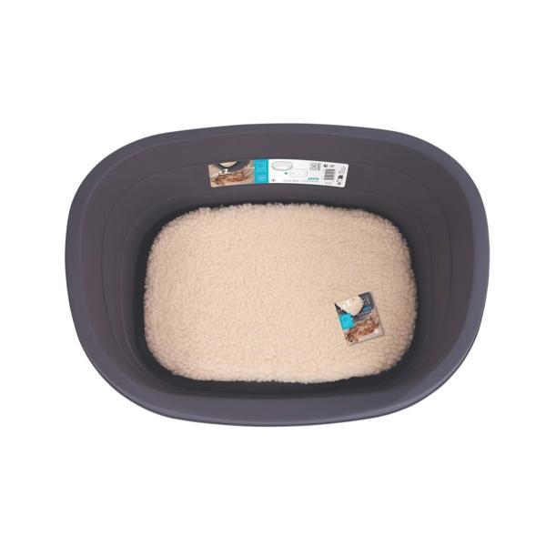 M-Pets Java Plastik Köpek Yatağı+minder (M) - Image 1