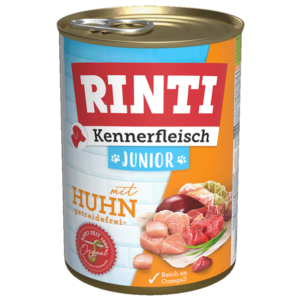 Rinti Tavuklu Konserve Yavru Köpek Maması 400g - Image 1