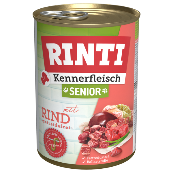 Rinti Dana Etli Konserve Yaşlı Köpek Maması 400g - Image 1