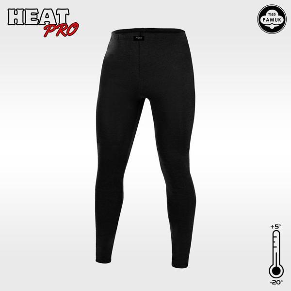 Termal Alt İçlik Tayt - HeatPro - Siyah - Pamuklu - Argeus L - Image 1