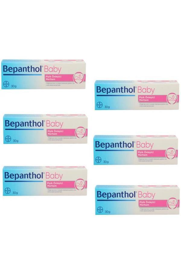 Bepanthol Baby Pişik Önleyici Merhem 30 Gr - 6 ADET - SKT:06/2028 - Image 1