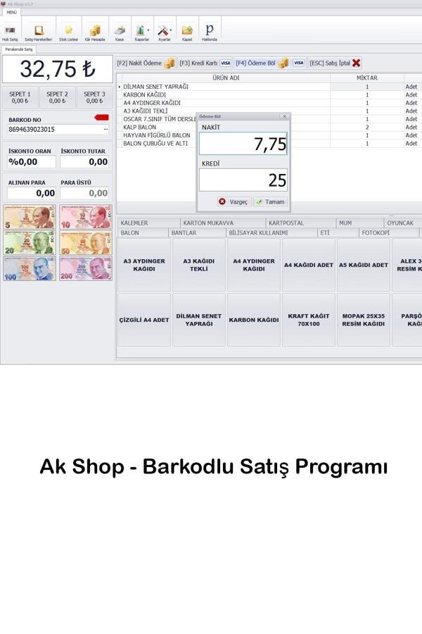 Pazar Timi Barkod Satış Sistemi & Market Programı & Satış Programı - Image 1