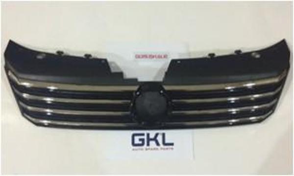 Passat B7 Ön Panjur Krom Çizgili Parlak Siyah 2011-2015 - Image 1