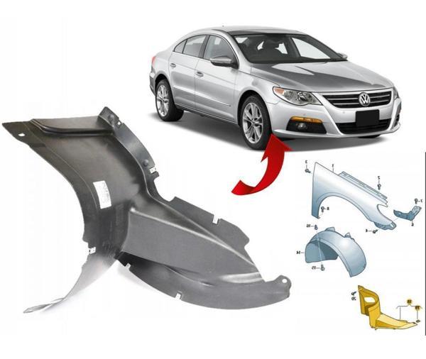 Passat Cc Camurluk Davlumbazı Sag Kucuk 3C8805912A - Image 1