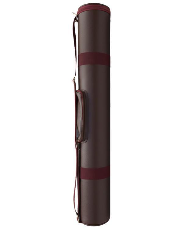 Yuga Suni Deri Proje Tüpü Cepli 10,5 cm Bordo - Image 1