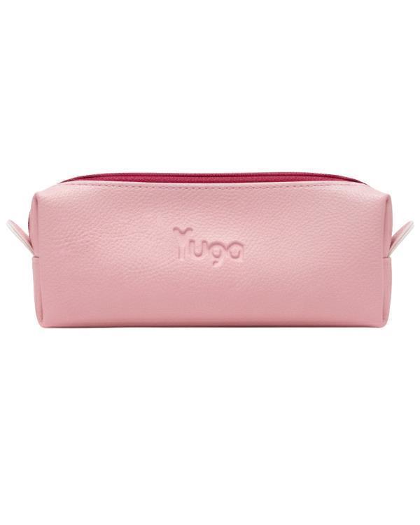 Yuga Tek Gözlü Suni Deri Kalem Çantası Pembe - Image 1