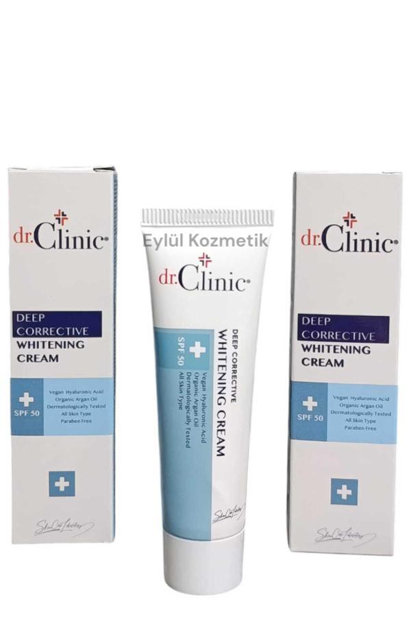Dr.Clinic Derinlemesine Cilt Beyazlatıcı Krem 50 Ml *3 Adet - Image 1