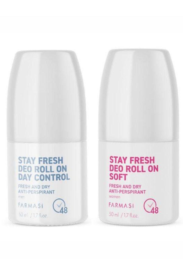 Farmasi Anti-Perspirant Deo Roll On Erkek Day Control & Anti-Perspirant Deo Roll On Kadın Soft - Image 1