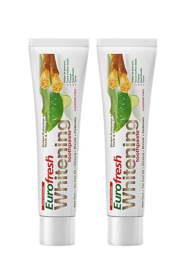 Farmasi Eurofresh Aloe Veralı Misvaklı Beyazlatıcı Diş Macunu 112 Gr X 2 Adet - Image 1