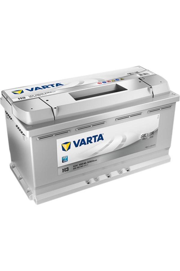 Varta H3 12V 100 Ah 830A Silver Dynamic Akü 2025 HURDA İADESİZ - Image 1