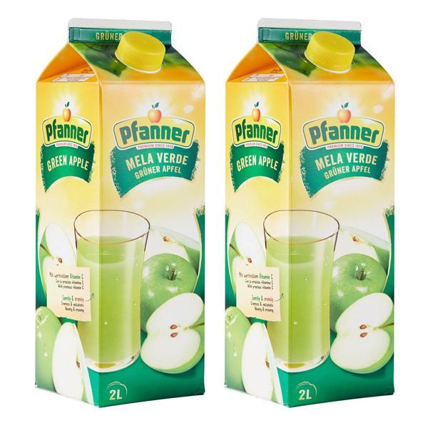 Pfanner 2 lt Yeşil Elma Meyve Suyu 2 li Paket - Image 1