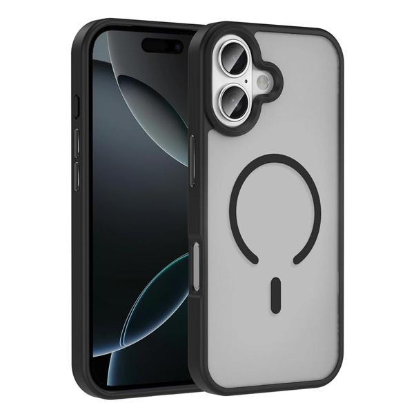 Apple iPhone 17 Kılıf M-safe Şarj Özellikli Mat Arka Yüzey Zore Sio Kapak - Image 1