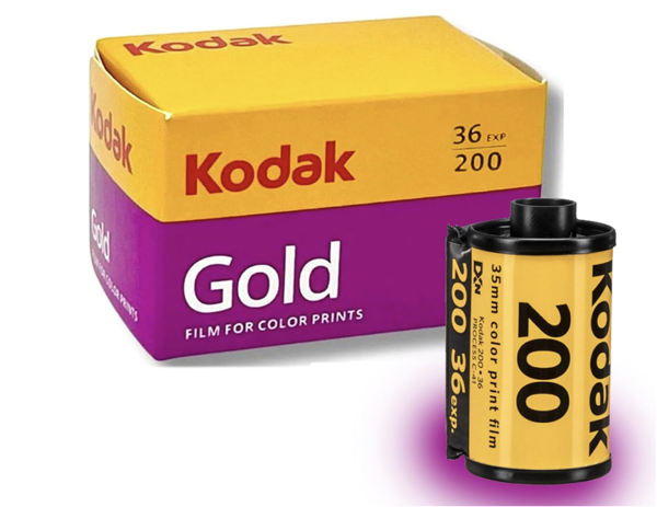 Gold 200 - Analog film 36 poz taze fotoğraf filmi - Image 1