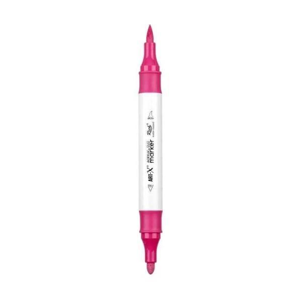 Supertrend Acrylic Duo Marker Çift Uçlu Su Bazlı Boyama Markörü No:151 Pembe - Image 1