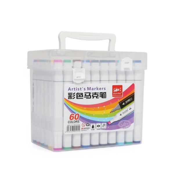 Supertrend Çift Uçlu Marker Kalem Seti 60 Renk - Image 1
