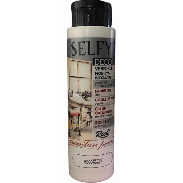 Supertrend Selfy Decor Vernikli Boya 500 cc 5800 BEYAZ - Image 1