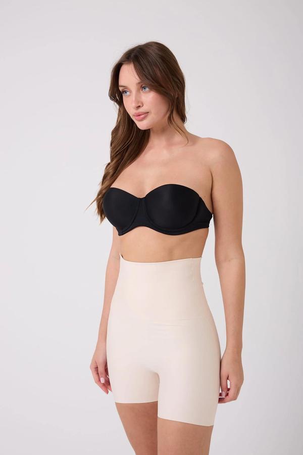 MDB Freshness 1007 Lazer Kesim Silikonlu Yüksek Bel Şort Korse - Image 1