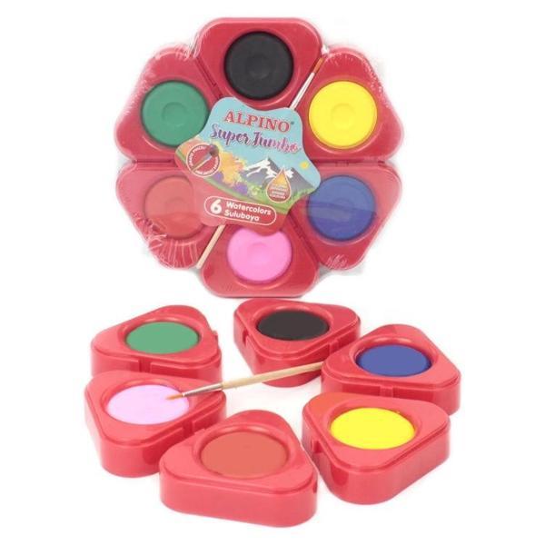 Supertrend Super Jumbo Sulu Boya 6 Renk 45 mm. Çap - Image 1