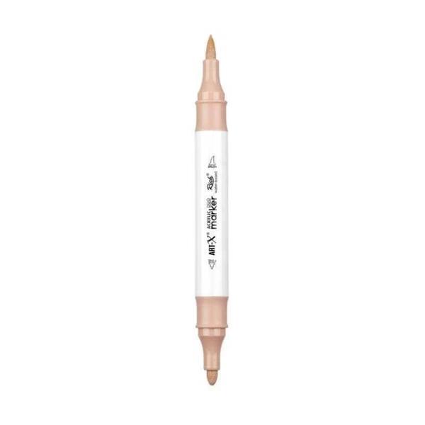 Supertrend Acrylic Duo Marker Çift Uçlu Su Bazlı Boyama Markörü No:150 Koyu Ten Rengi - Image 1