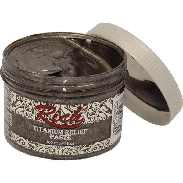 Supertrend Titanium Metalik Rölyef Pasta 160 cc. 5520 TAŞ GRİ - Image 1
