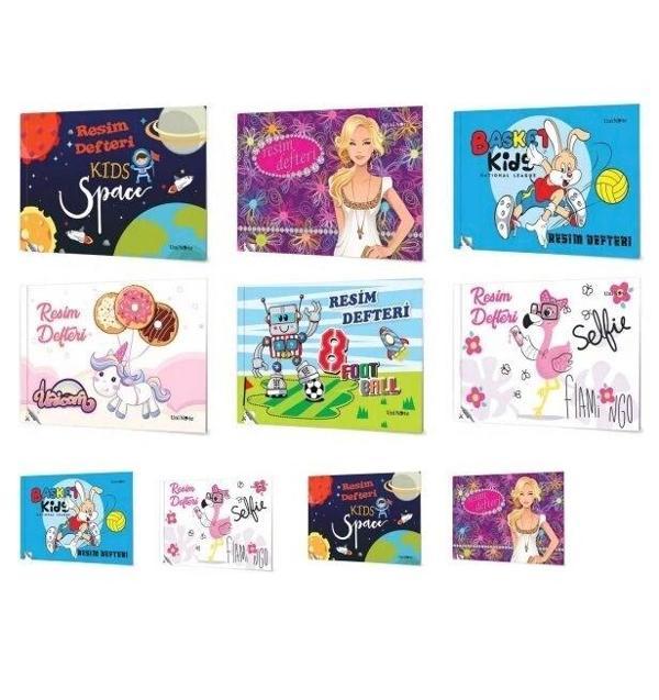 Supertrend Dikişli Perforajlı (Koparılabilir) Resim Defteri Küçük Boy 15x22 cm. 40 yaprak - Image 1