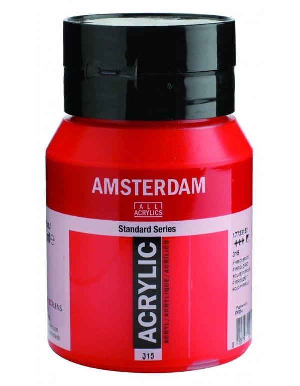 Supertrend Amsterdam Akrilik Boya 500 ml. 315 Pyrrole Red - Image 1