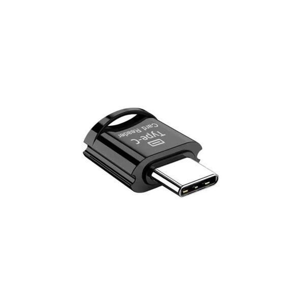 Go-Des Ac-54 Type-C Çıkışlı Otg Sd Hafıza Kart Okuyucu Siyah - Image 1