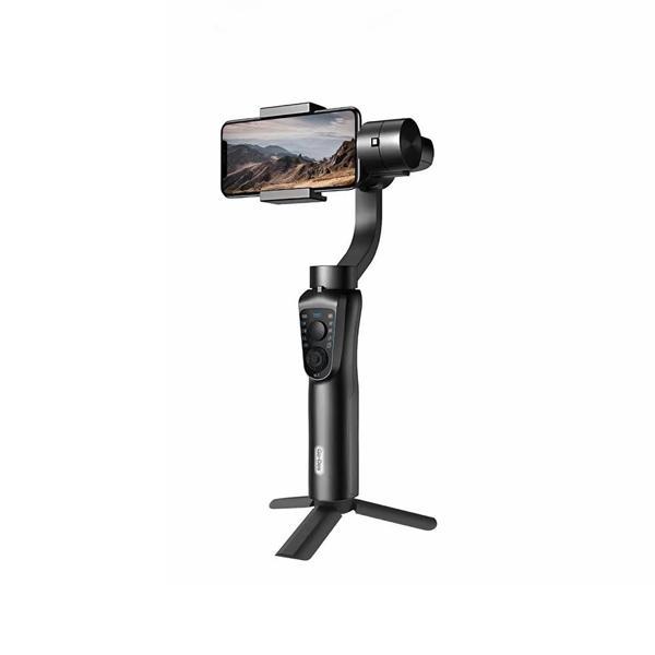 Go-Des Gd-S5 3 Eksen El Tipi Yüz Tanıma Takip Özellikli Led Işıklandırmalı Gimbal Stabilizatör Siyah - Image 1
