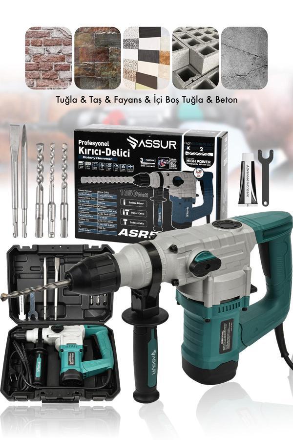 Assur 1050W Profesyonel 28mm Kırıcı Delici Hilti Darbeli Hilti - Image 1
