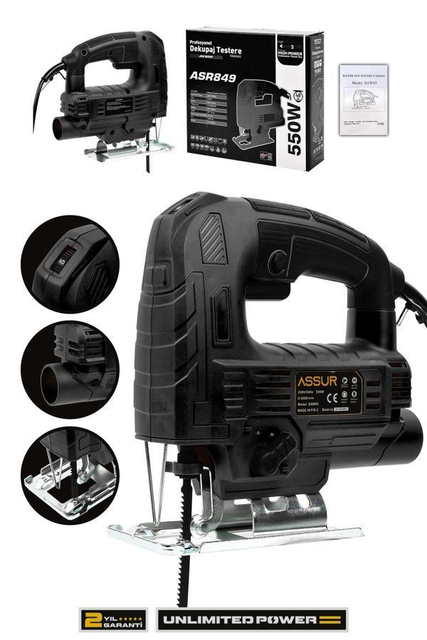 Assur 550W Devir Ayarlı Dekupaj Testere Makinesi - Image 1